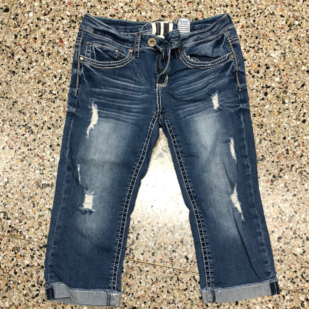 Trademark crop jeans